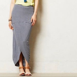 Anthropologie Bordeaux Pembroke Maxi Skirt